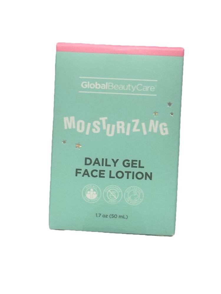 Global Beauty Care Moisturizing Daily Gel Face Lotion (Bubble Dupe Tiktok) 1.7oz