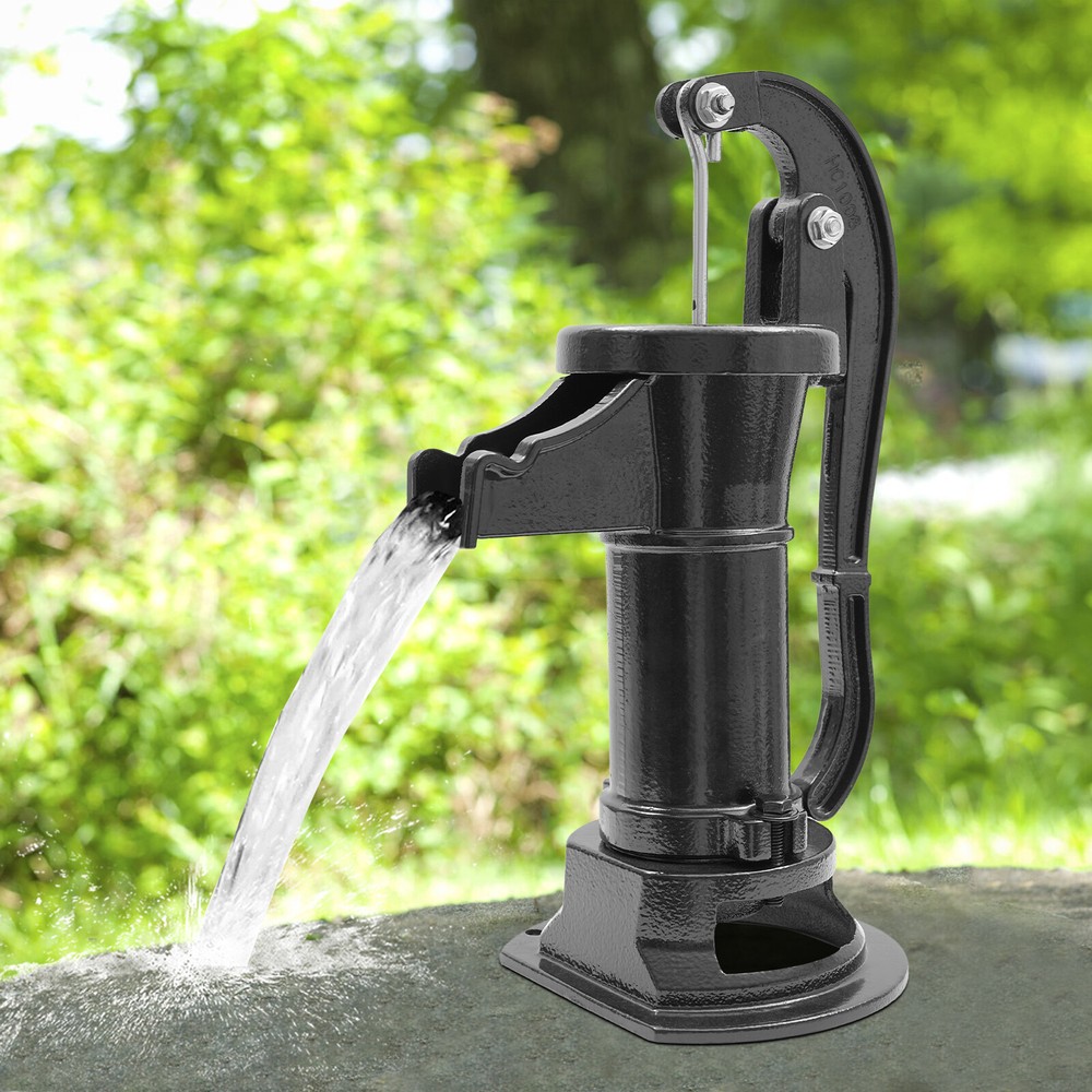 Water Well Pump SWP 300 Hand-operated Water Pump for Wells 19L/5Gal/mim Black