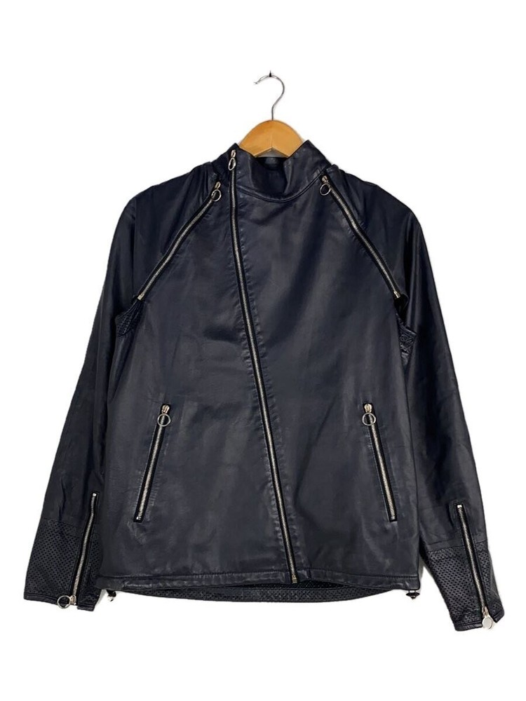Paul Smith Double Riders Jacket/M/Sheepskin/Navy/With Cuff Holes 31901