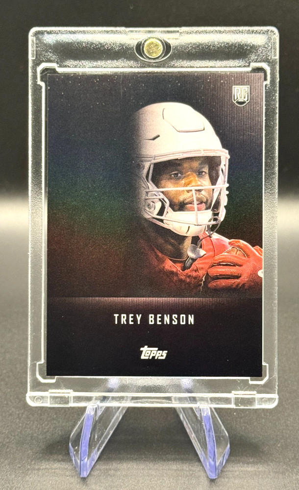 🕛 2024 Topps Midnight-Trey Benson-Twilight RC-#T-7-Cardinals-SSP-CASE HIT! 🕛