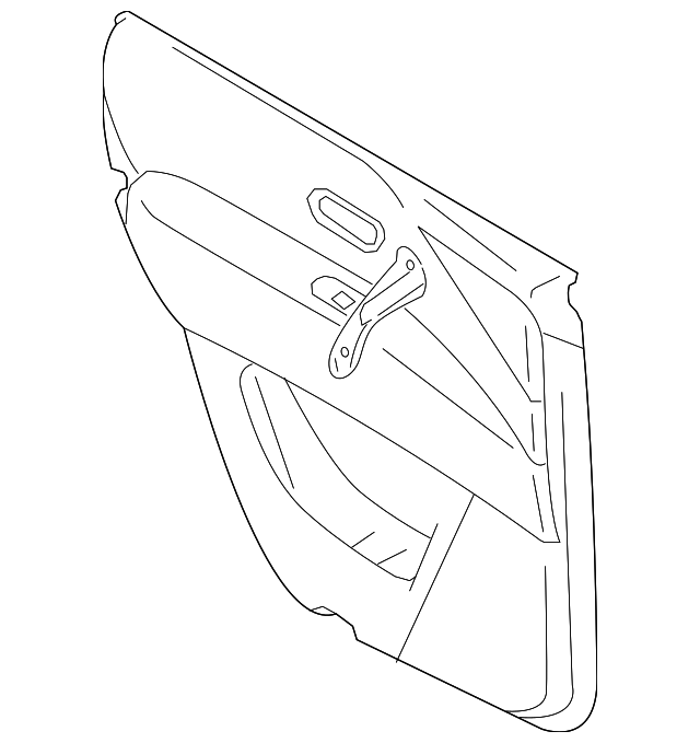 Genuine Nissan Door Interior Trim Panel 82900-6JL2A