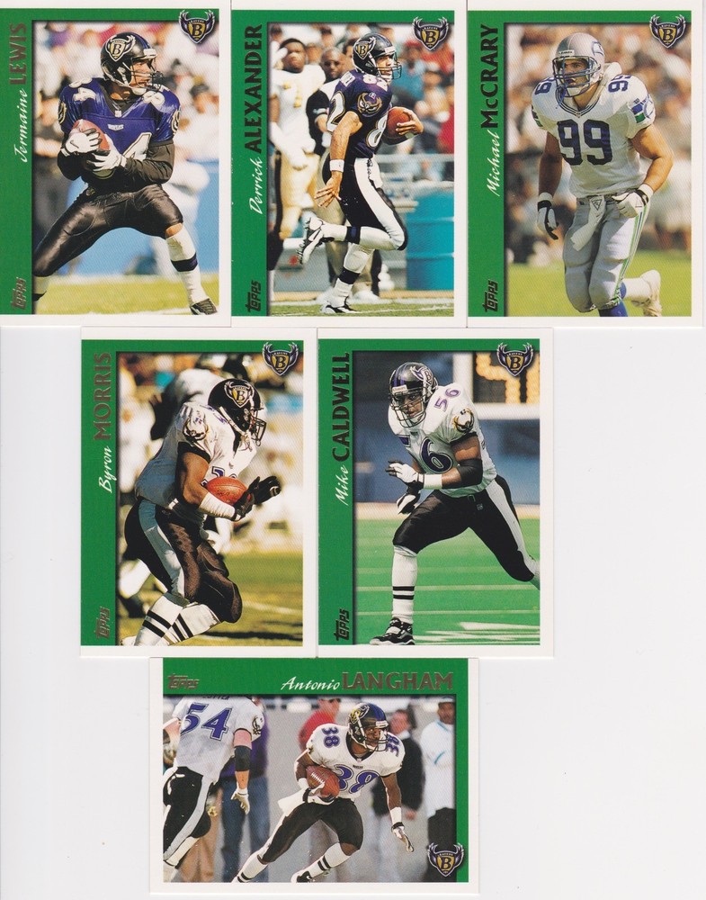 1997 Topps Football Complete Team Set (12) Baltimore Ravens Vinny Testaverde**