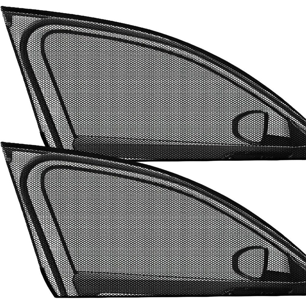 2 Pack Car Window Side Screen Sun Mesh Shade Cover Magnetic Sunshade Visor