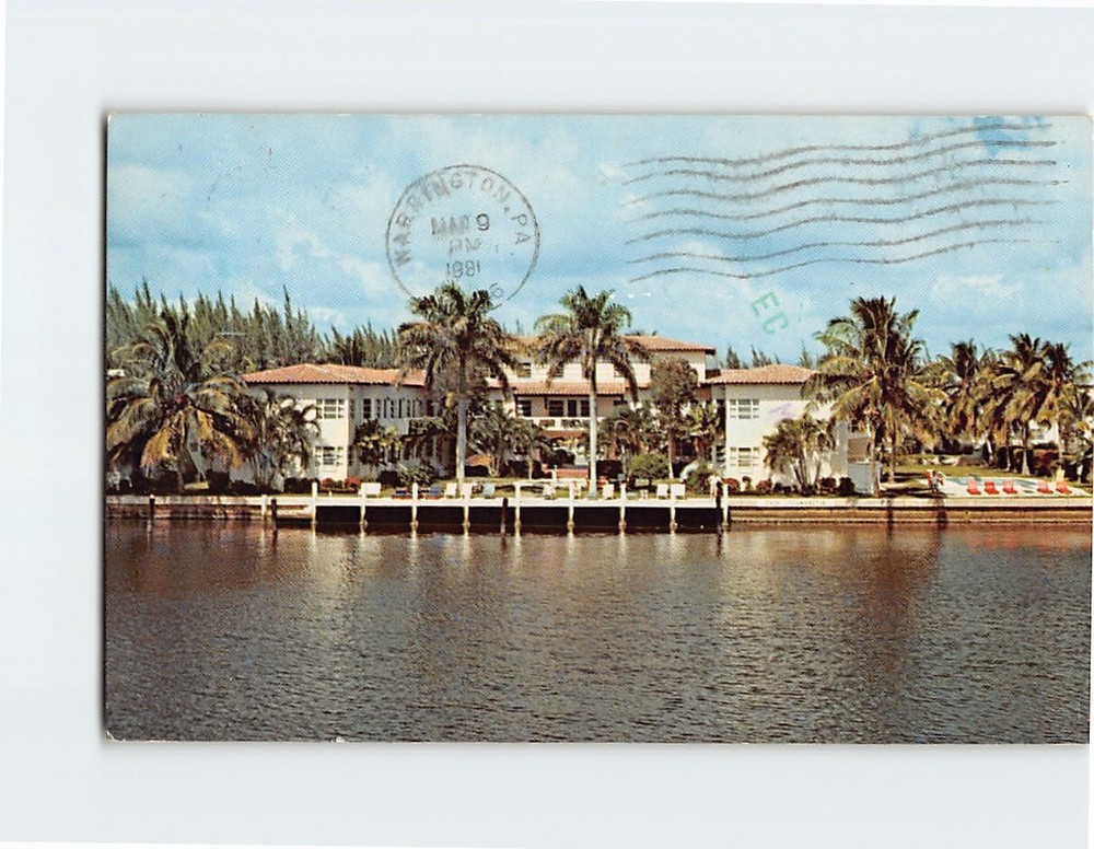 Postcard Casa Glamaretta Apartments Fort Lauderdale Florida
