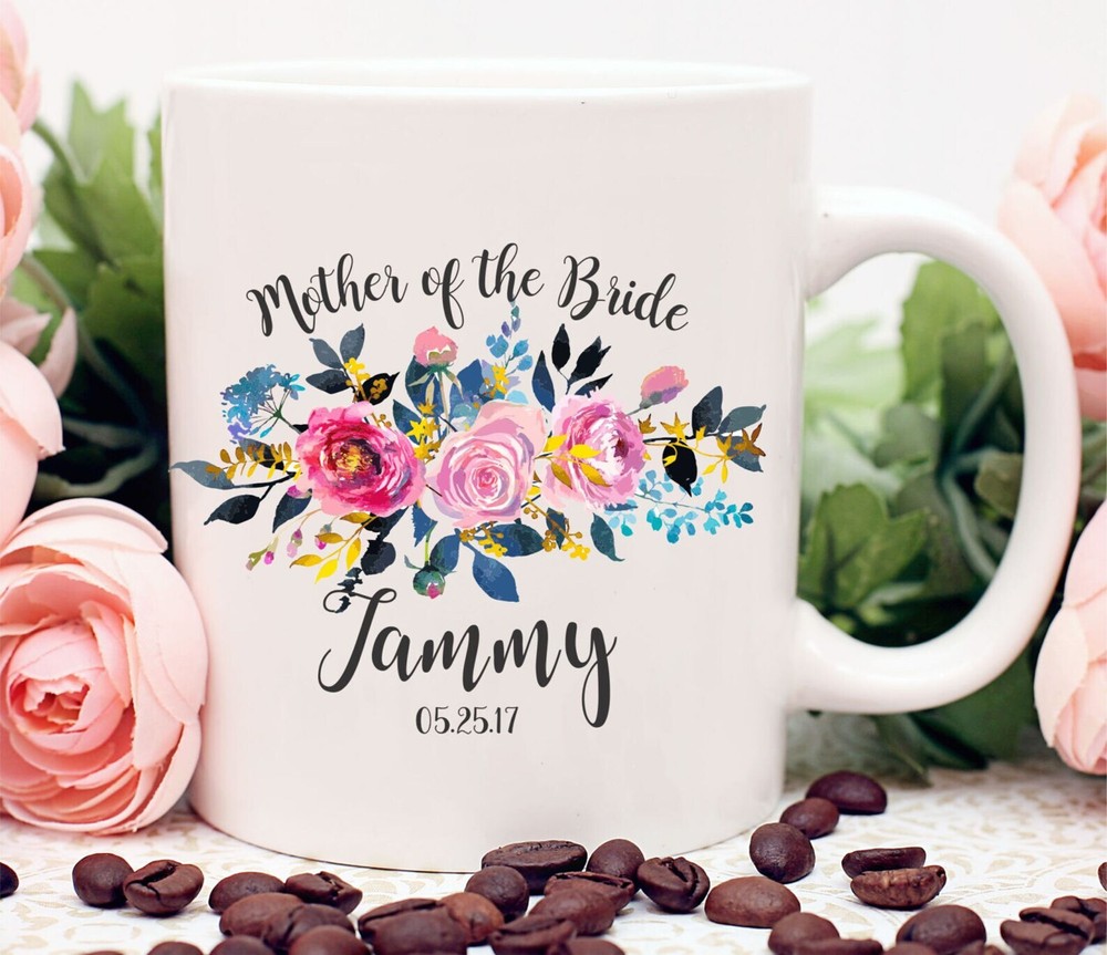 Custom Mother Of The Bride Mug Custom Bridal Party Mugs Mother Of The Bride Mug