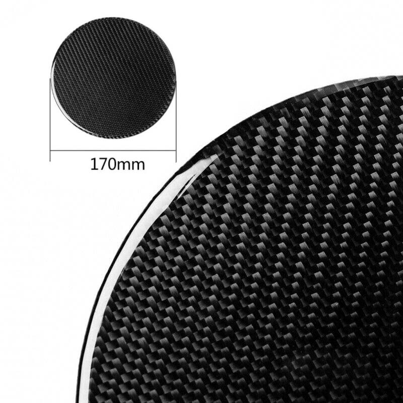 Carbon fiber 2014-2020 For Honda Fit Jazz 1psc exterior Fuel tank cap cover trim