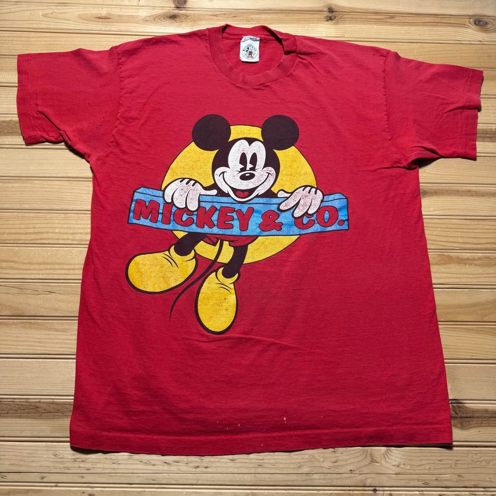 Vintage 90s Mickey & Co. Walt Disney Cartoon Single Stitch Graphic T-Shirt - XL