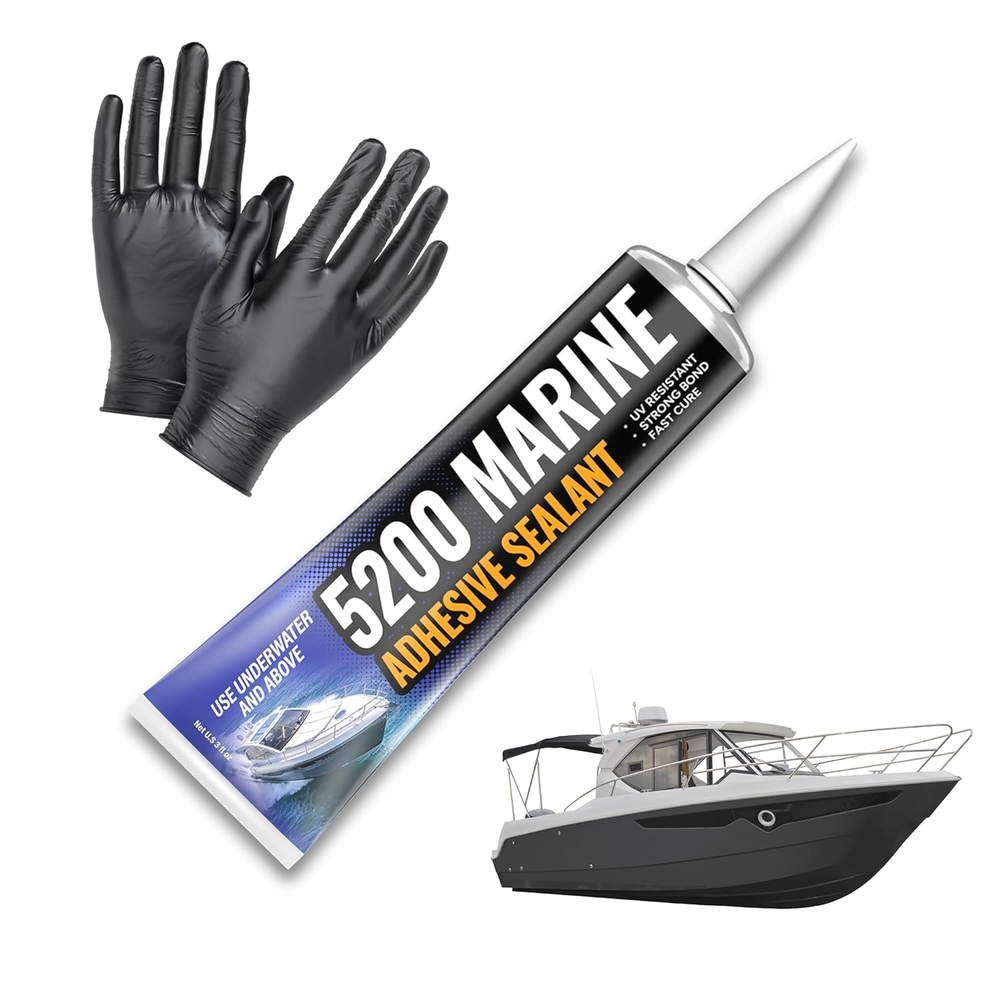 5200 Fast-Cure Marine Sealant - High-Bond UV-Resistant Underwater Adhesive  