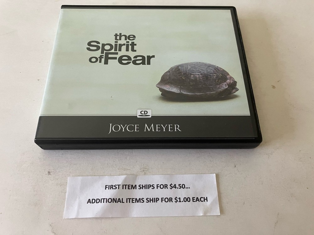 6 CD Set   Joyce Meyer - The Spirit of Fear    $3.25    Ship $4.50/$1.00