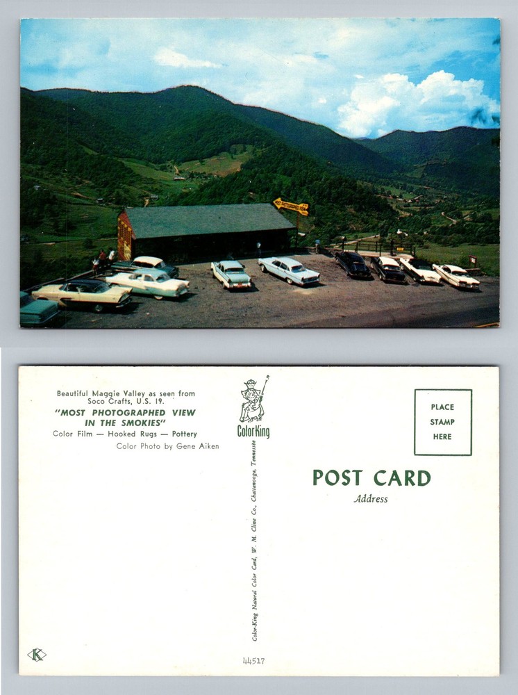 Maggie Valley, NC-North Carolina, Soco Crafts Scenic Smokies Vintage Postcard