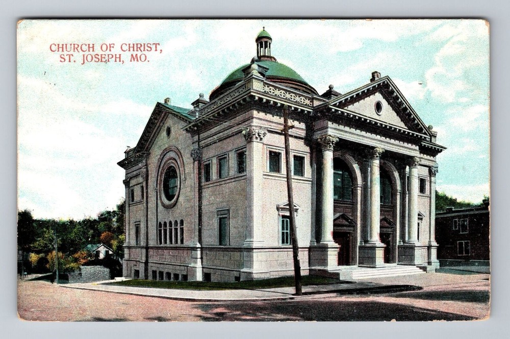 St Joseph MO-Missouri Church of Christ Vintage Postcard