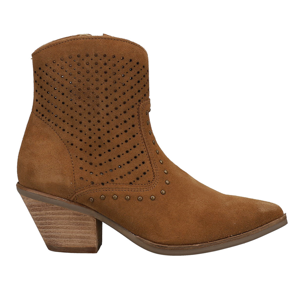 Dingo Miss Priss Studded Pointed Toe Zippered Cowgirl Boots for Women  