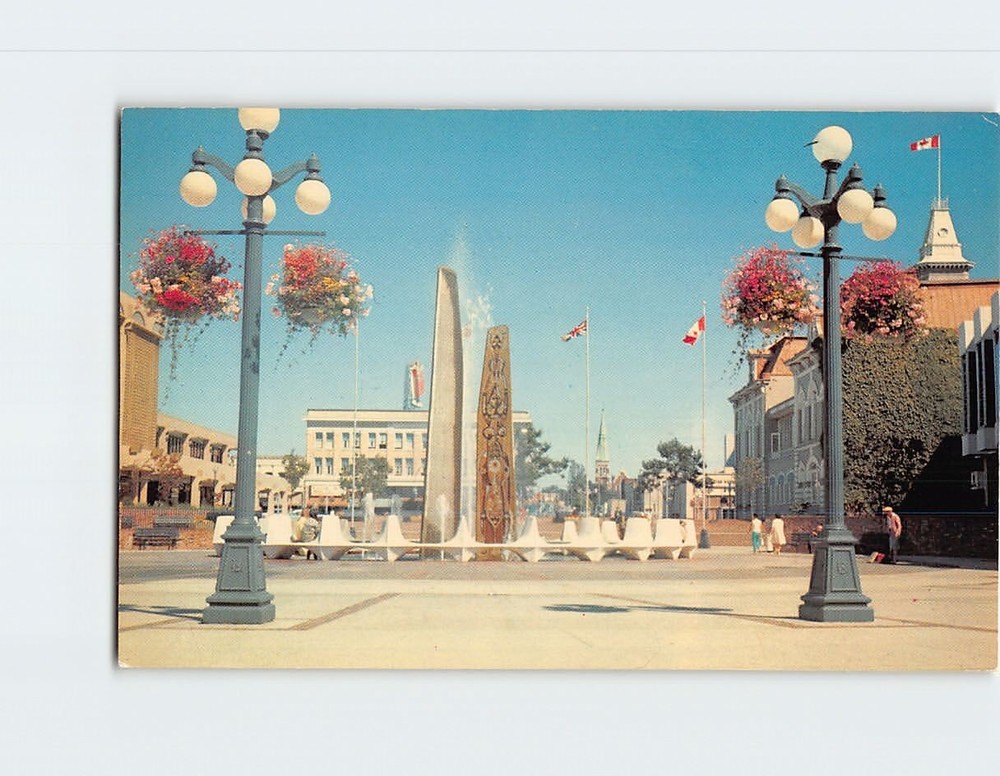 Postcard Centennial Square & City Hall Victoria BC Canada