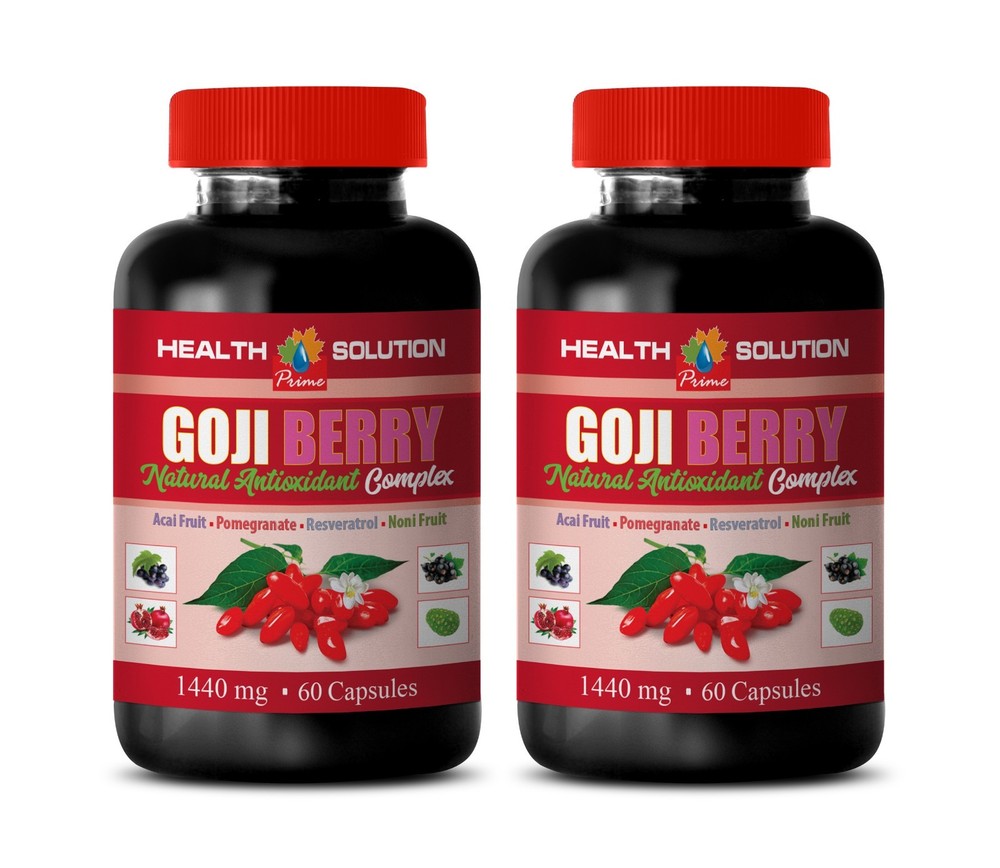 goji berry fruit - GOJI BERRY 40% EXTRACT - weight loss supplement 2 Bottles