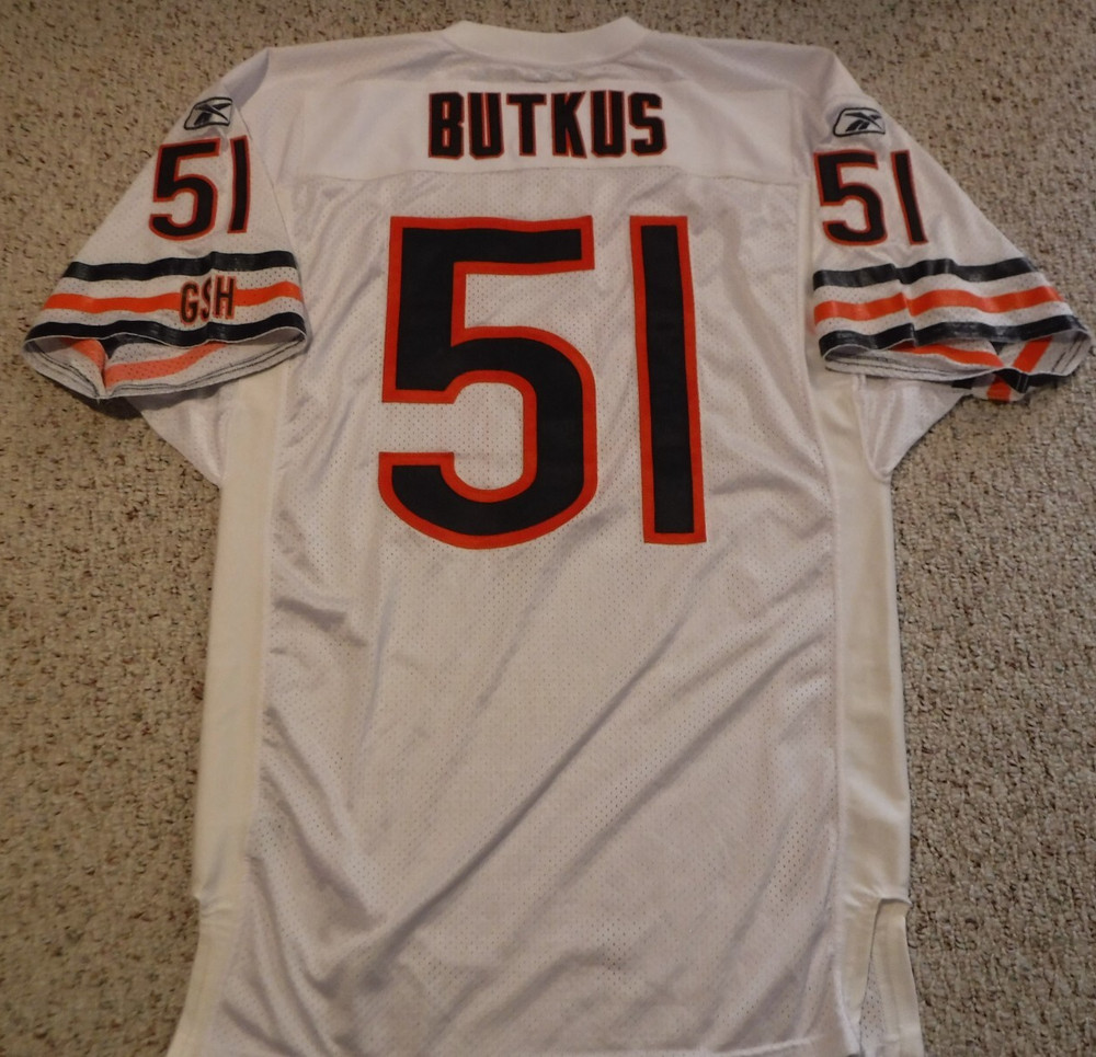 Chicago Bears Authentic Jersey Dick Butkus Reebok Size 48  Ripon Berlin Wisc.