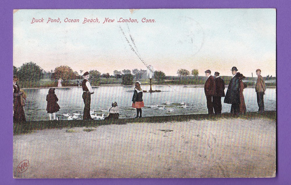 Connecticut - New London, Duck Pond, Ocean Beach Pc  2091