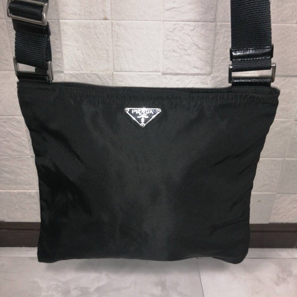 RARE PRADA Nylon Shoulder Bag Crossbody Tesuto Nylon Made in Japan