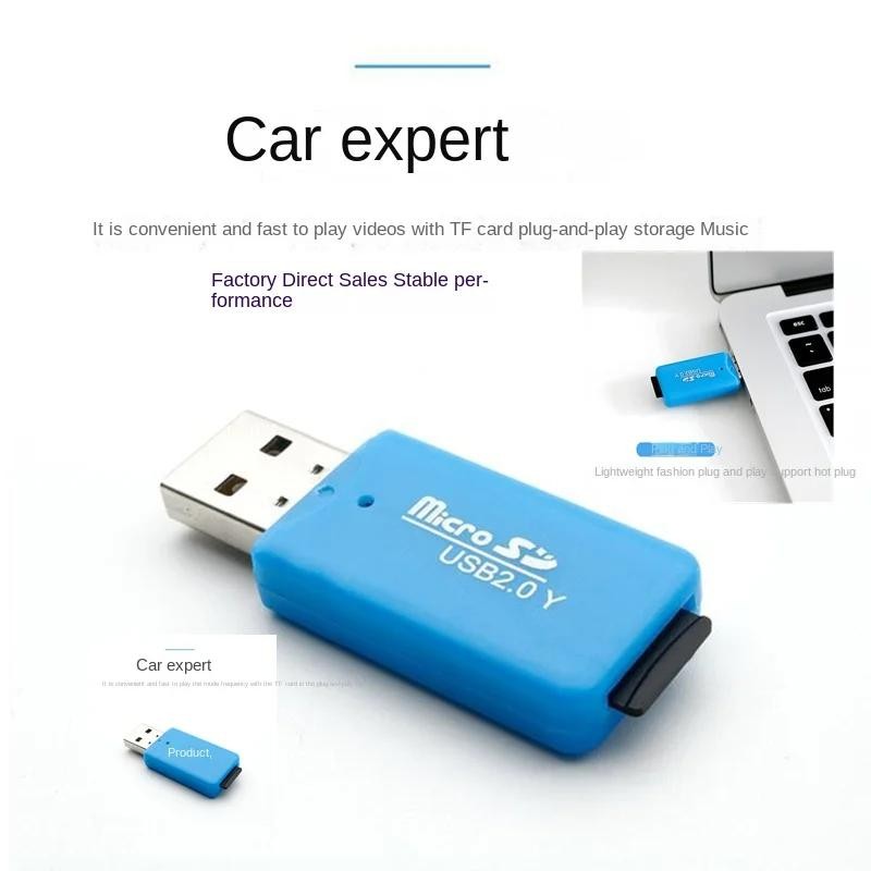 USB 2.0 Micro Sd/tf Card Reader – Mini High‑speed Adapter for Pc & Phone