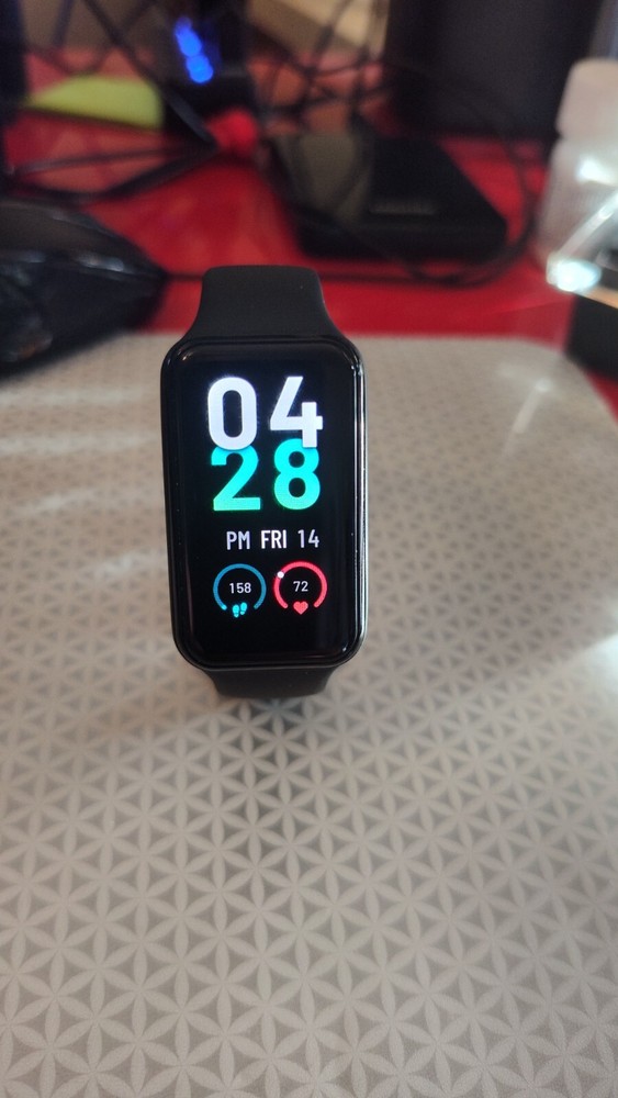Amazfit Band 7 Black Fitness Activity Tracker with Health Monitoring