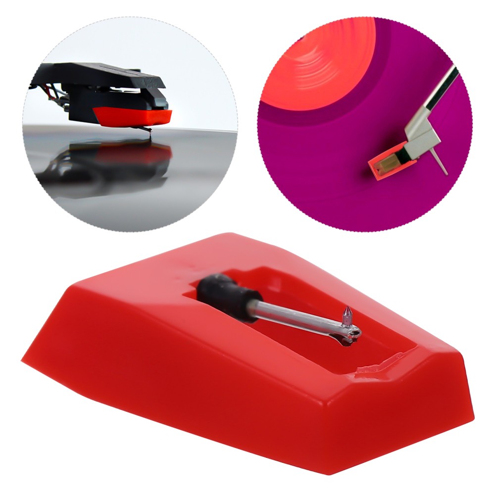 2-Pack Turntable Stylus Replacement Needles for Record Players