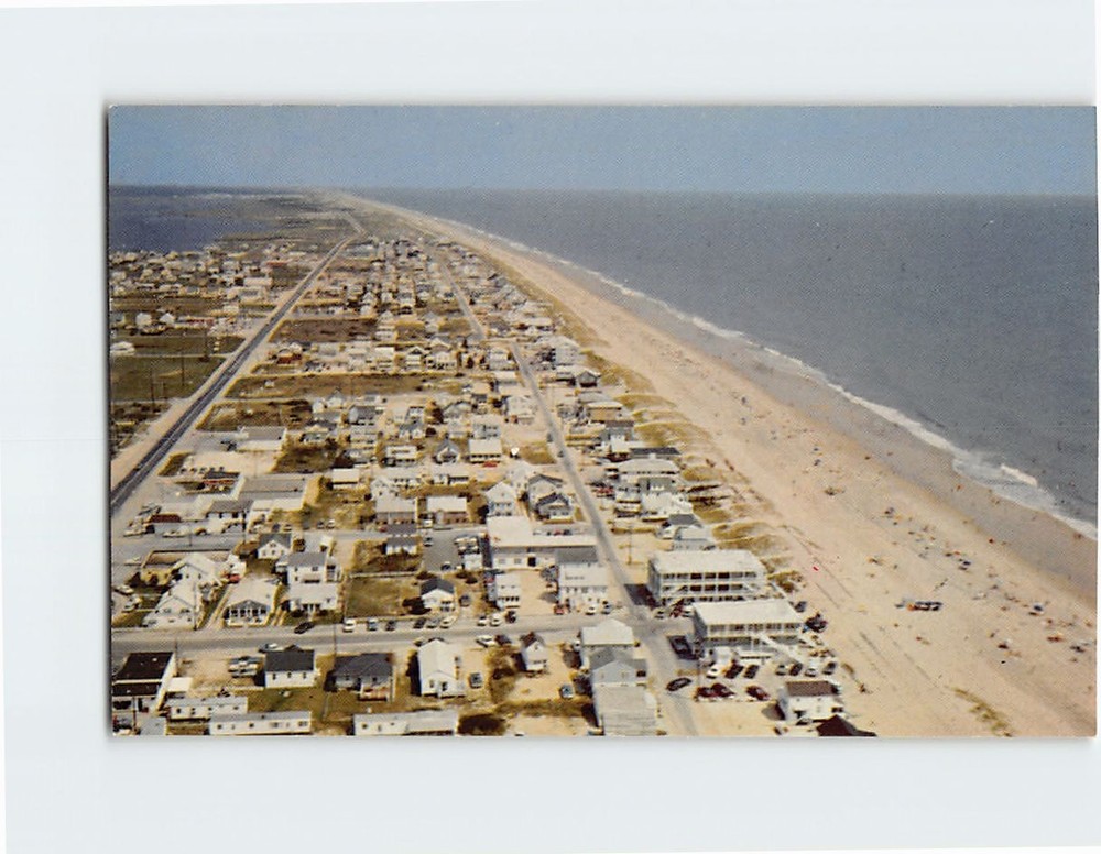 Postcard Looking North Aerial View Of Fenwick Island Delaware USA