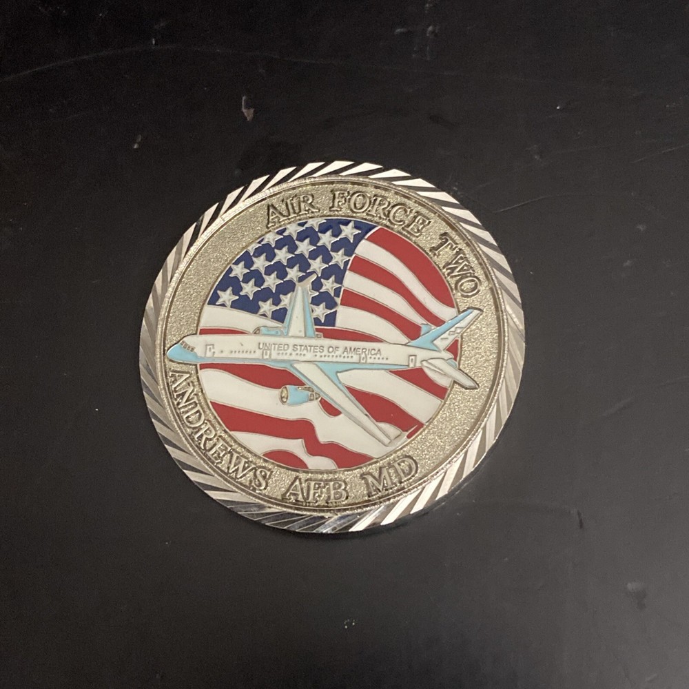 USAF Air Force Two AF2 Vice President United States Challenge Coin C-14 Andrews