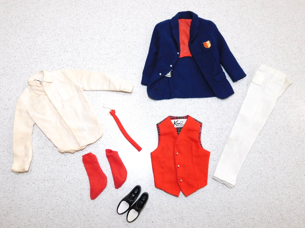 Barbie:  Ken VINTAGE Complete VICTORY DANCE Outfit!