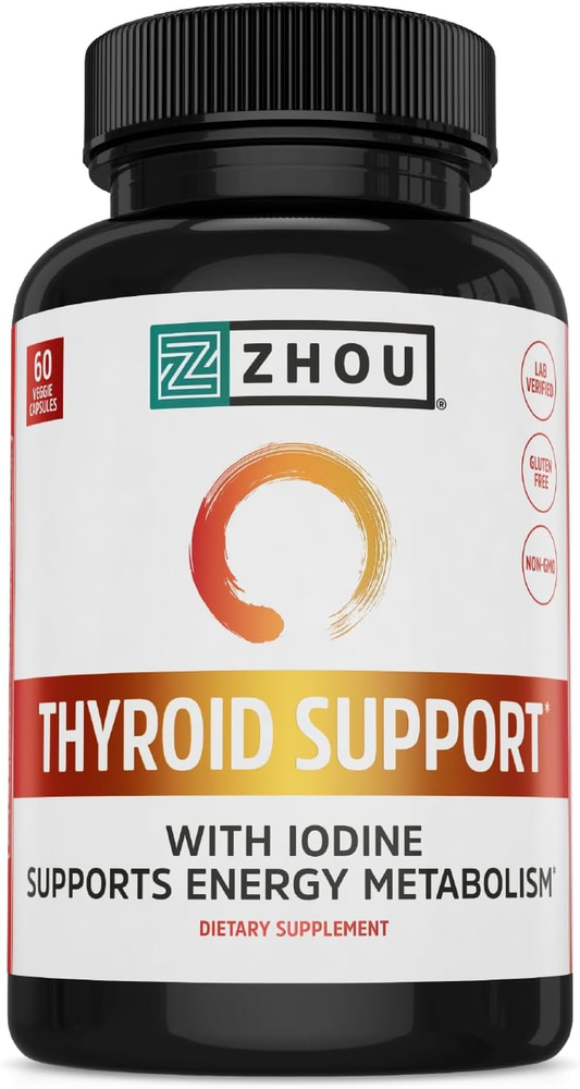 Thyroid Support Complex with Iodine Supplement, Increase Energy, Fight Brain Fog