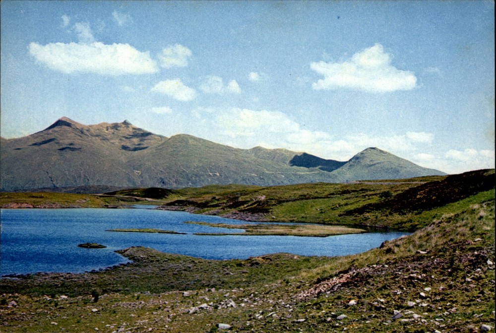 Ben Cruachan Argyll Scotland view vintage postcard s843
