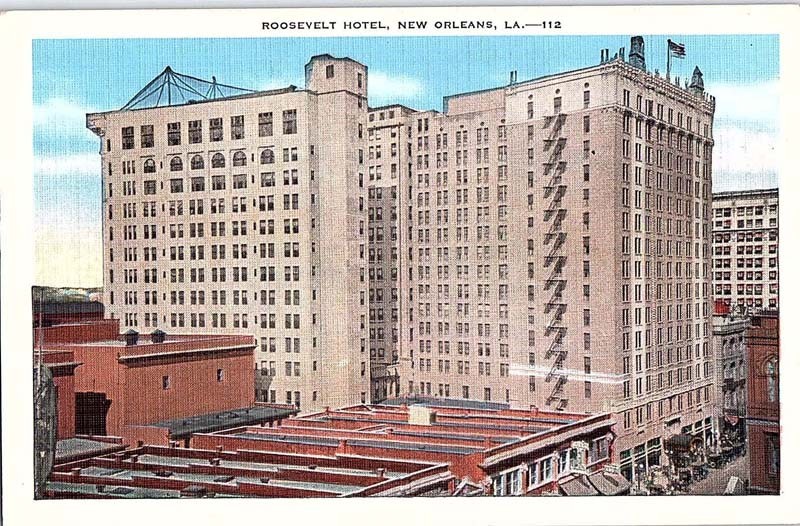 Postcard HOTEL SCENE New Orleans Louisiana LA m/09 AI9282