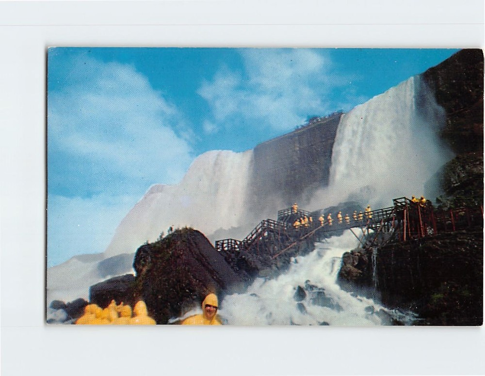 Postcard Rock Of Ages Falls & Cave Of The Winds Niagara Falls NY