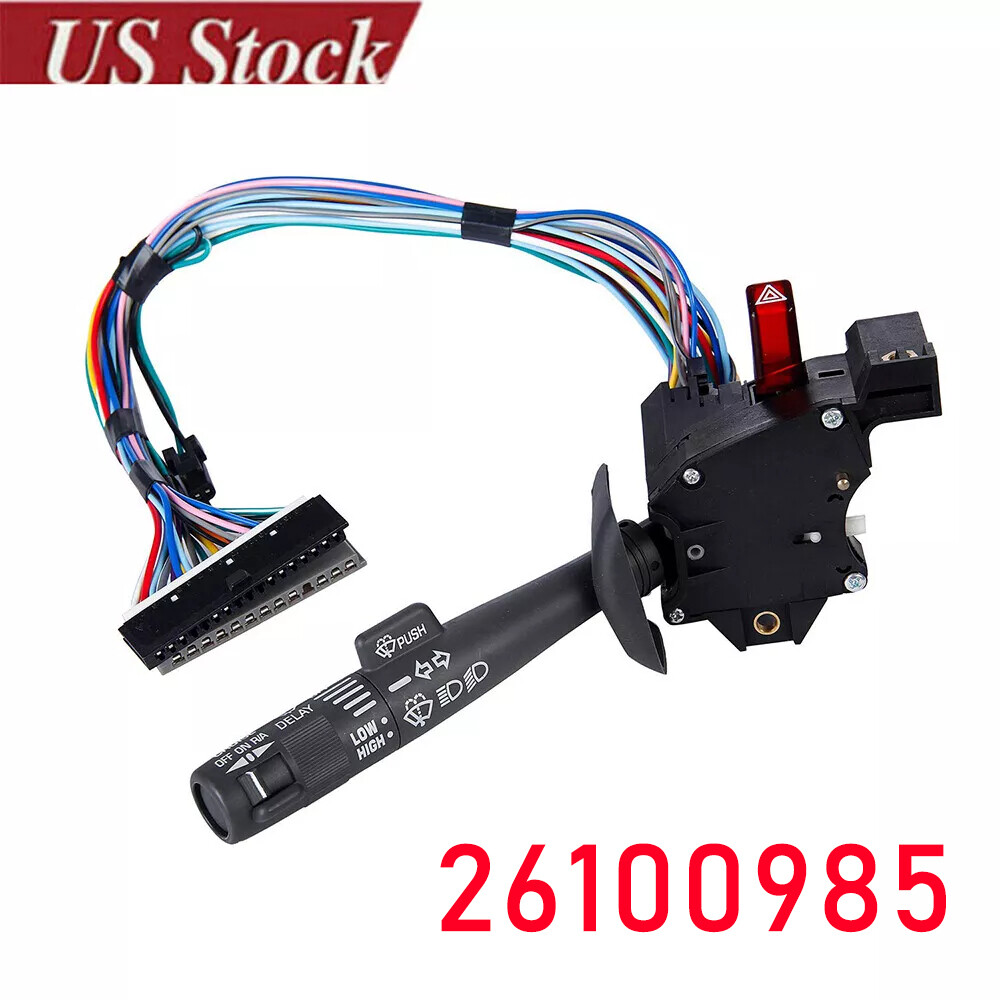 Chevy Tahoe GMC Cruise Control Wiper Turn Signal Switch 26100985