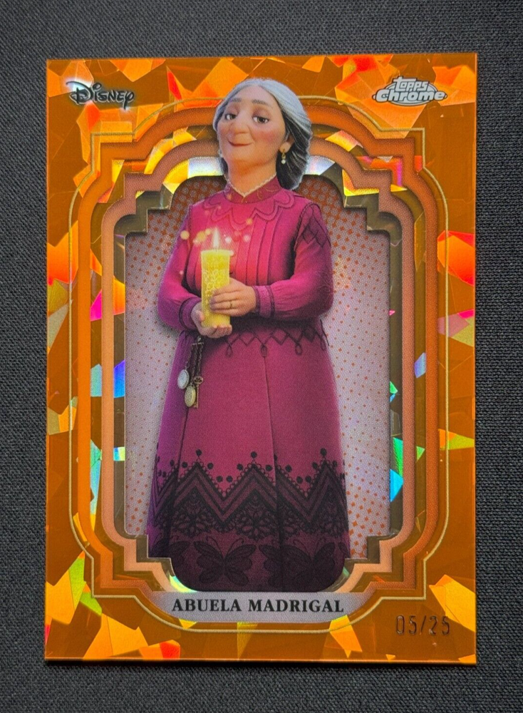 2024 Topps Chrome Sapphire ABUELA MADRIGAL Orange /25 #186 Rare Insert Card-image