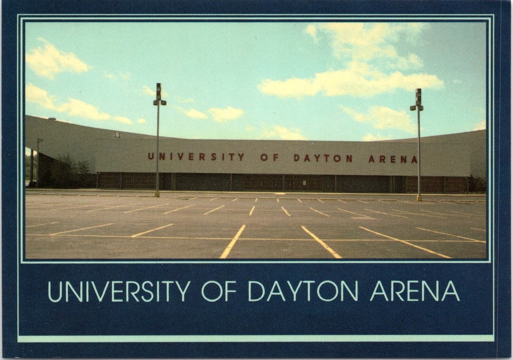 University of Dayton Flyers Arena, Dayton, Ohio - 4x6 Postcard- NCAA Basketball