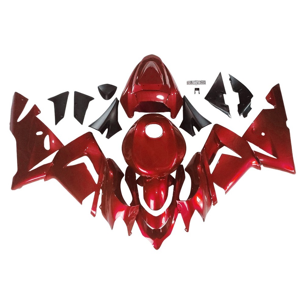 Injection Candy Red Fairing Kit for Kawasaki Ninja ZX10R 2004 2005 ABS Bodywork