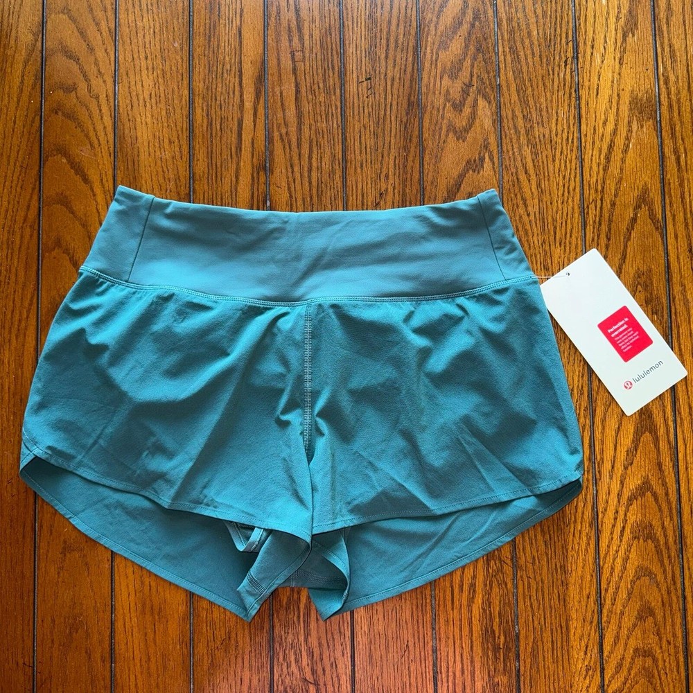 Lululemon Speed Up Short High Rise 2.5” Mesh Vent, Deep Marina Size S (6) NWT