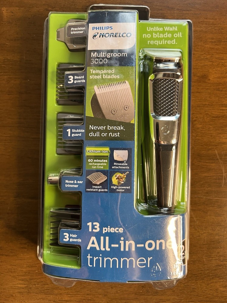 Philips Norelco 3000 Multigroom 13-in-1 Trimmer 2-Year Warranty New