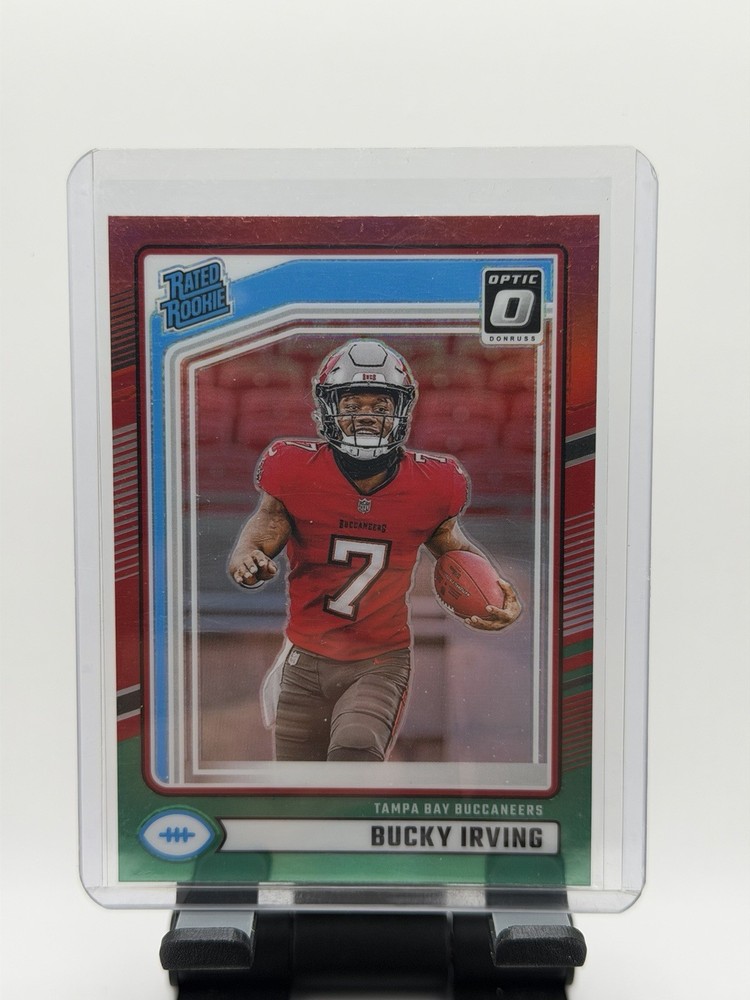 2024 DONRUSS OPTIC PREVIEW RED PANDORA #301 BUCKY IRVING Rookie Card Buccaneers