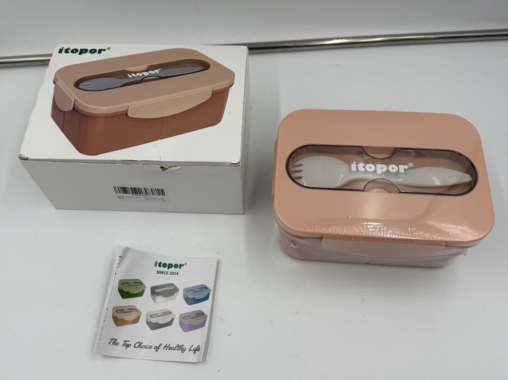 Itopor® Ideal Leak-Proof Bento Box Natural Wheat Fiber Lunch Box Kids Adults