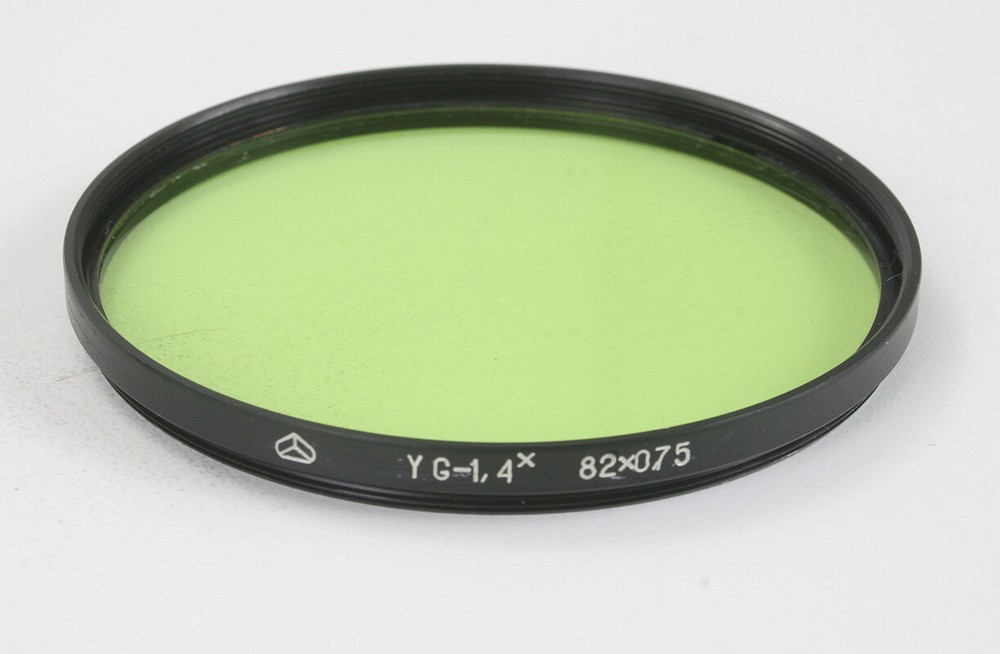 ARSENAL 82MM Y G 1.4X FILTER, A BIT HAZY/177939