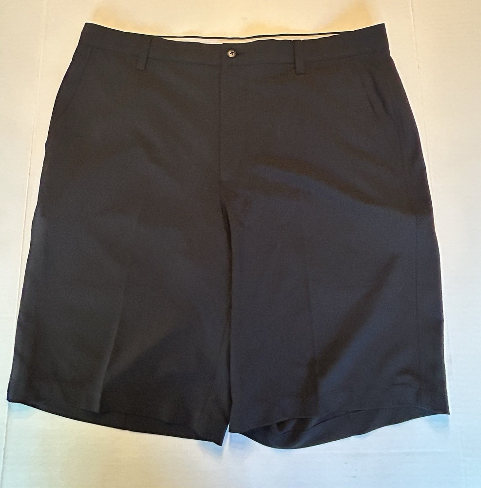 FJ Footjoy Shorts Mens Sz 38 10” Black  Lightweight Stretch Performance Golf