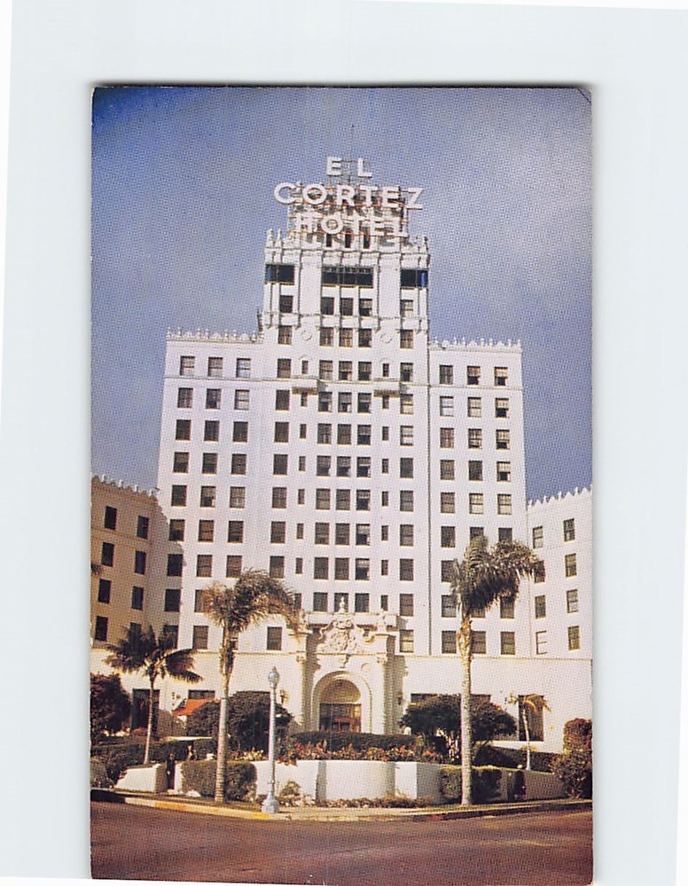 Postcard El Cortez Hotel San Diego California USA