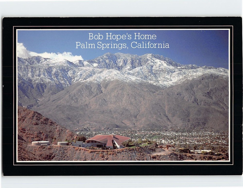 Postcard Bob Hope's Home Palm Springs California