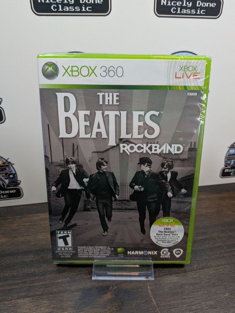 Beatles: Rock Band (Microsoft Xbox 360, 2009) New Sealed!