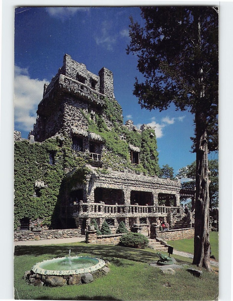 Postcard Gillette Castle State Park Hadlyme Connecticut USA