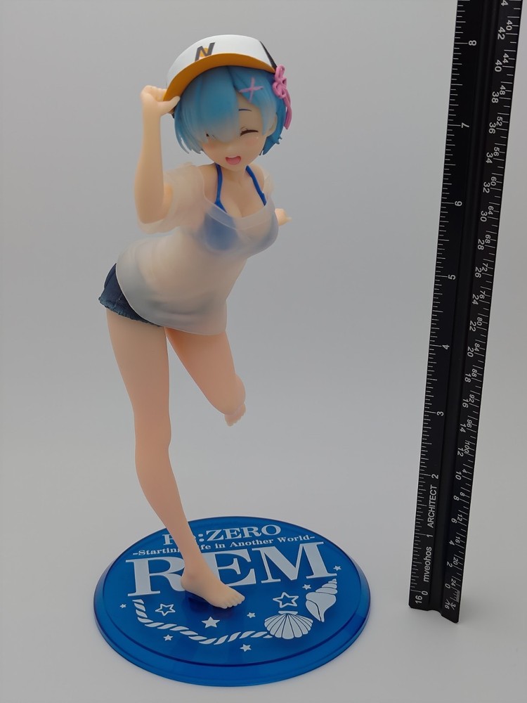 Re:Zero Rem Precious Figure T-Shirt Swimsuit Ver Taito Online Crane Prize Loose