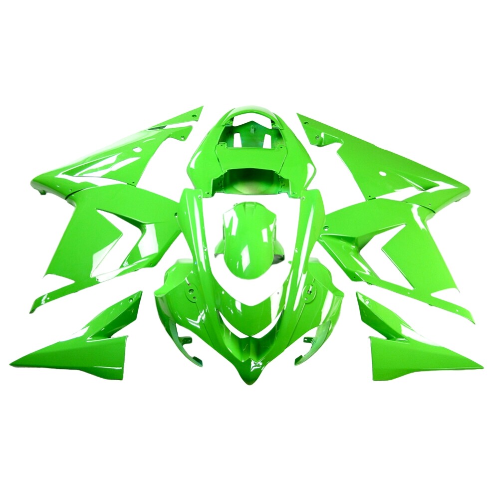 Injection Green Fairing Kit for 2004 2005 Kawasaki Ninja ZX10R Plastic Bodywork