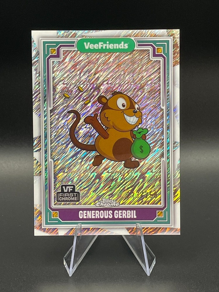2025 VeeFriends Topps Chrome - Generous Goldfish Shimmer /250