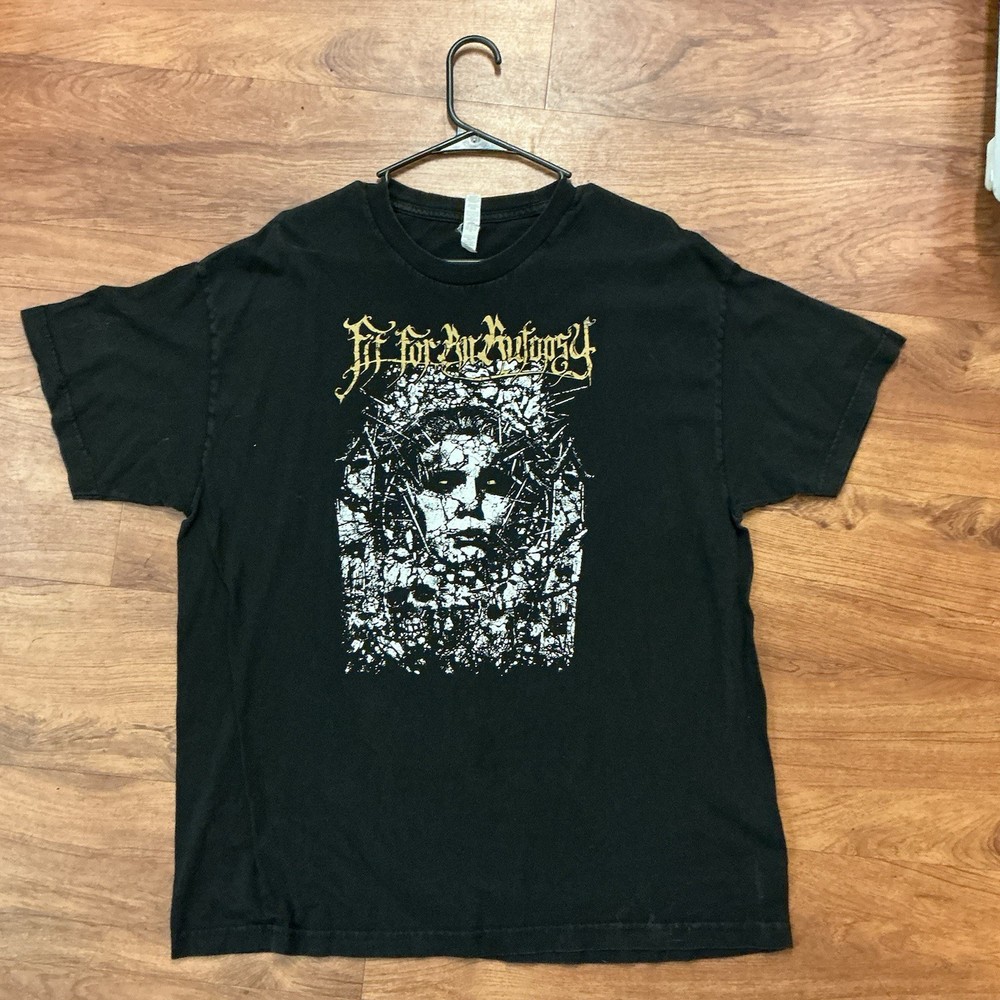 Fit for an Autopsy Men's T-Shirt  2XL Deathcore Death metal Black Tee