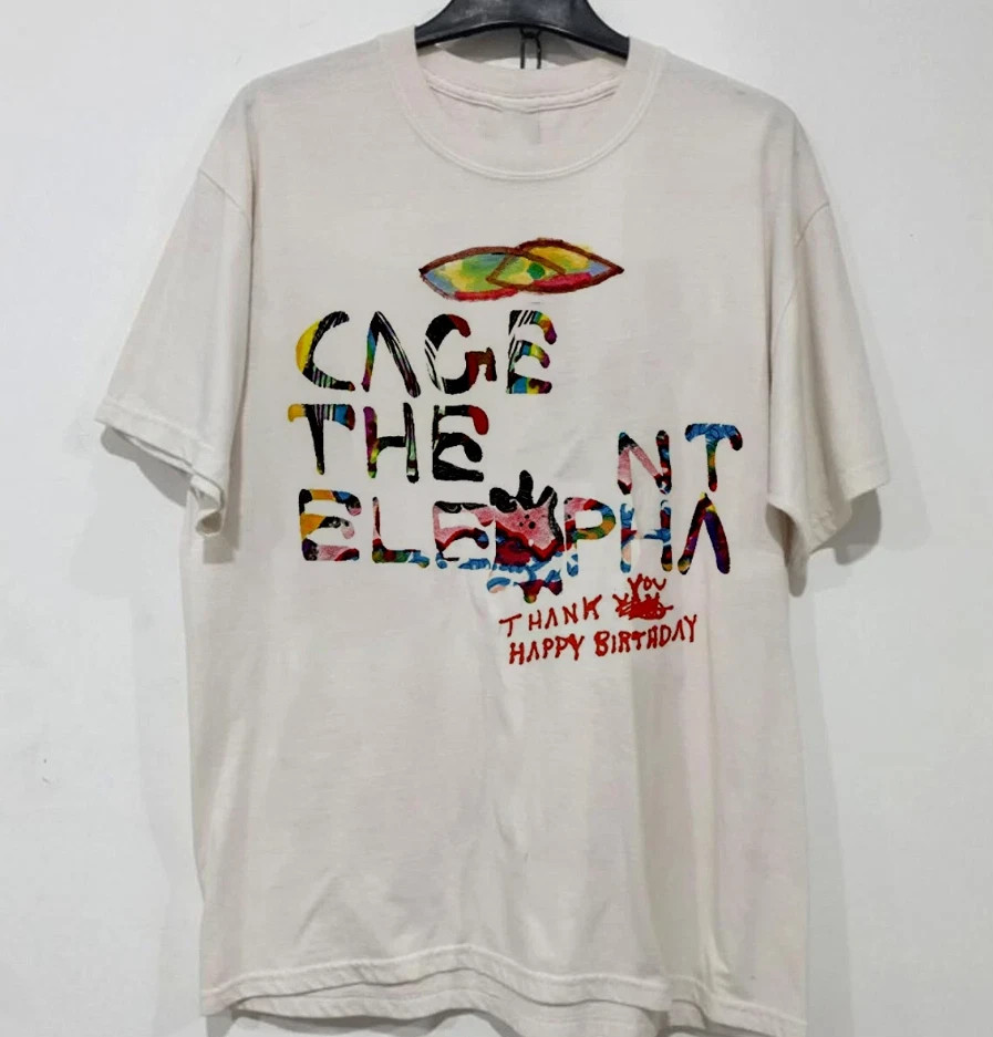VTG Cage the Elephant Band Shirt Unisex Concert S to 5XL